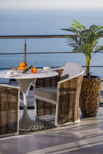 Кресло Garda Decor Мэвис уличное белое 63*63*79 см