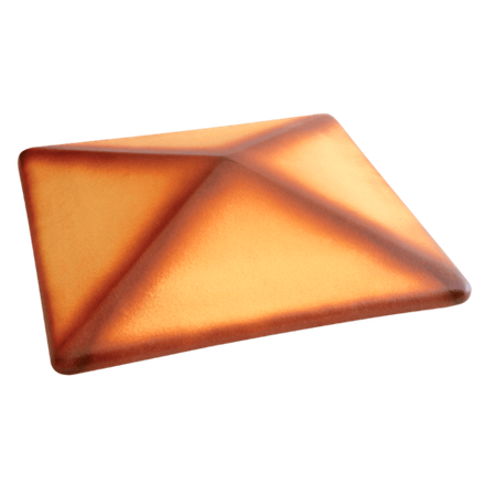 Колпак на столб забора King Klinker, Пустынная роза тон (11) Desert rose, 310x310x80