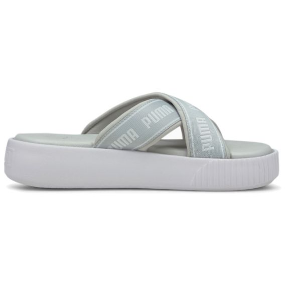 Puma Platform Slide Tape 'Gray White'