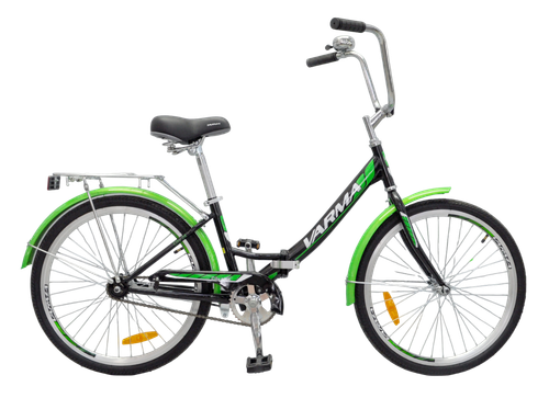 Велосипед VARMA City 24",рама 14,1ск, ЧЕРНЫЙ