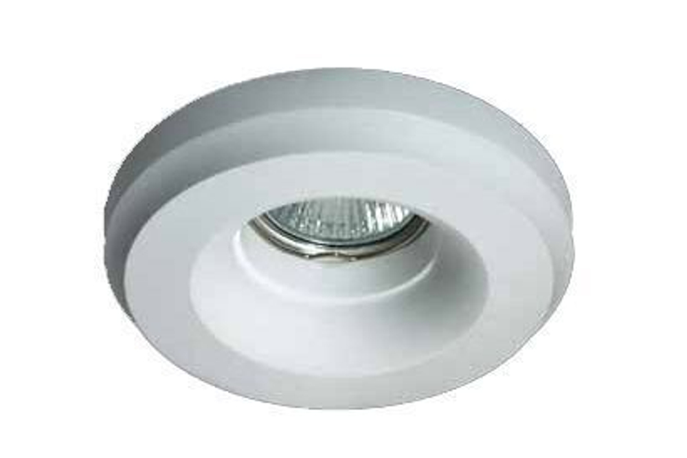 Светильник встраиваемый гипсовый под сменную лампу