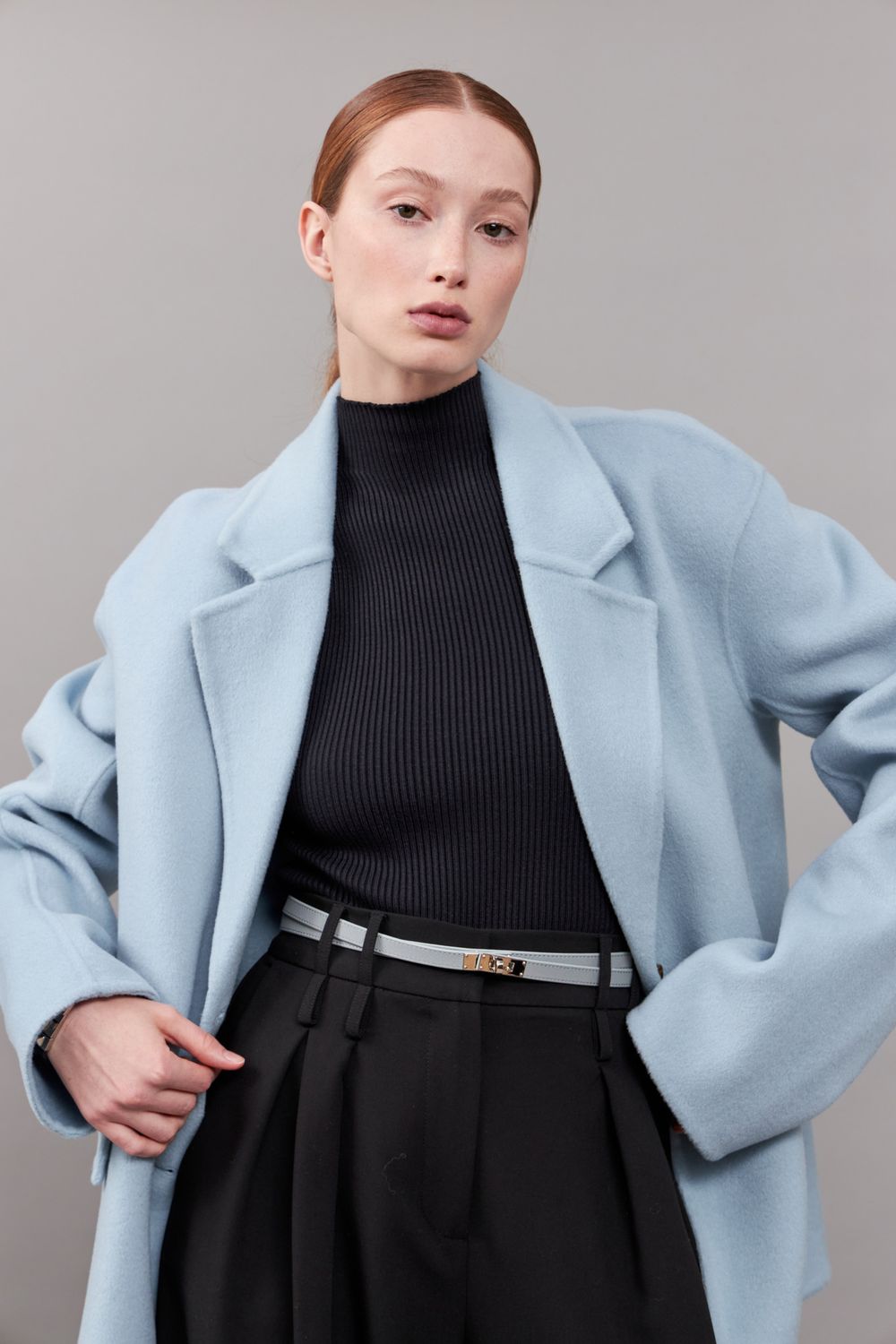 ТОНКИЙ РЕМЕНЬ В ДВА ОБОРОТА SILVER GREY