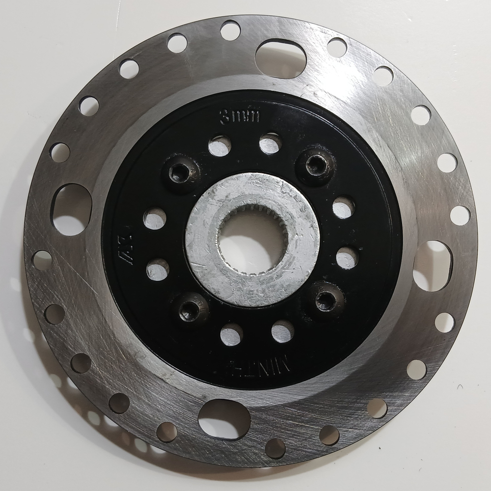 Диск тормозной с фланцем D=160мм для снегохода MotoLand SnowFox 200