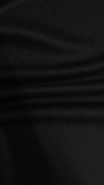 Трикотаж шерстяной черный