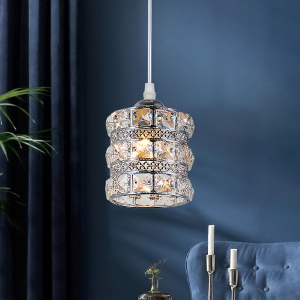 Светильник подвесной (подвес) Rivoli Carolina 9079-201 1 * Е27 40 Вт модерн потолочный | Rivoli