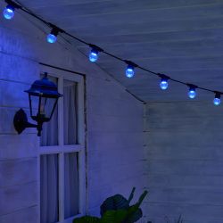 LED-D45-1W-BLUE-E27-CL-С PINEAPPLE Лампа декоративная светодиодная. Форма Ананас. прозрачная. Цвет синий. Картон. ТМ Volpe