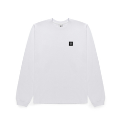 Лонгслив Питерский Щит Лого Белый