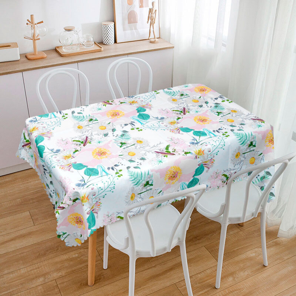 Скатерть 140*180см с водоотталкивающей пропиткой, 100% полиэстер, NN-1008551