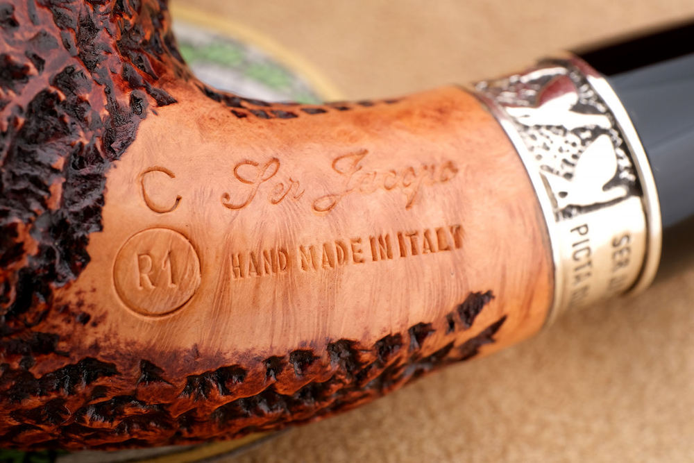 Трубка SER JACOPO Picta Magritte N 19 Rustic, S842-7