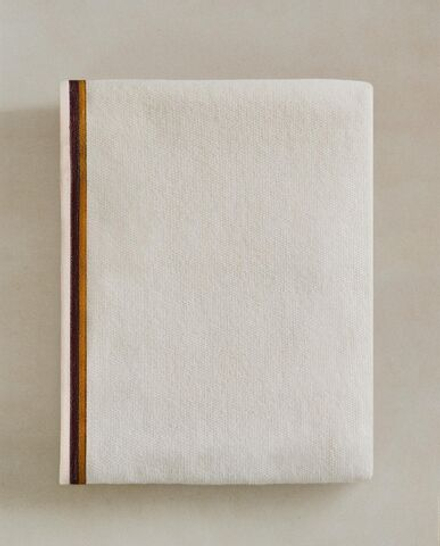 Zara Home - Банное полотенце с двойным подолом, белый, 50х90 см