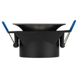 Встраиваемый светильник декоративный ЭРА KL102 BK/CH MR16 GU5.3 черный хром