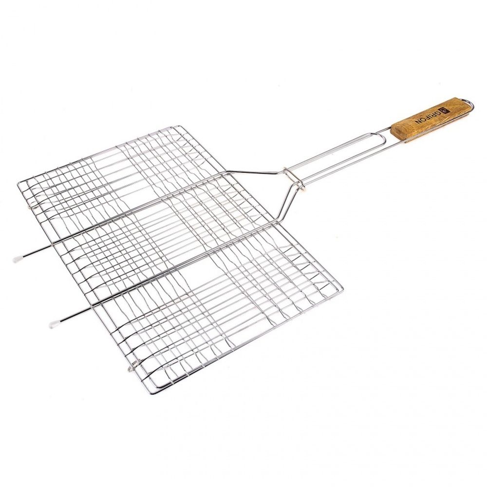 РЕШЕТКА СТЕЙК СЕКЦИОННАЯ GRIFON LIGHT, 34X22Х3CМ 610-005
