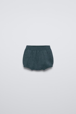 ZARA ТРУСЫ ИЗ 100% МЕРИНОСОВОЙ ШЕРСТИ, НЕФТЯНОЙ