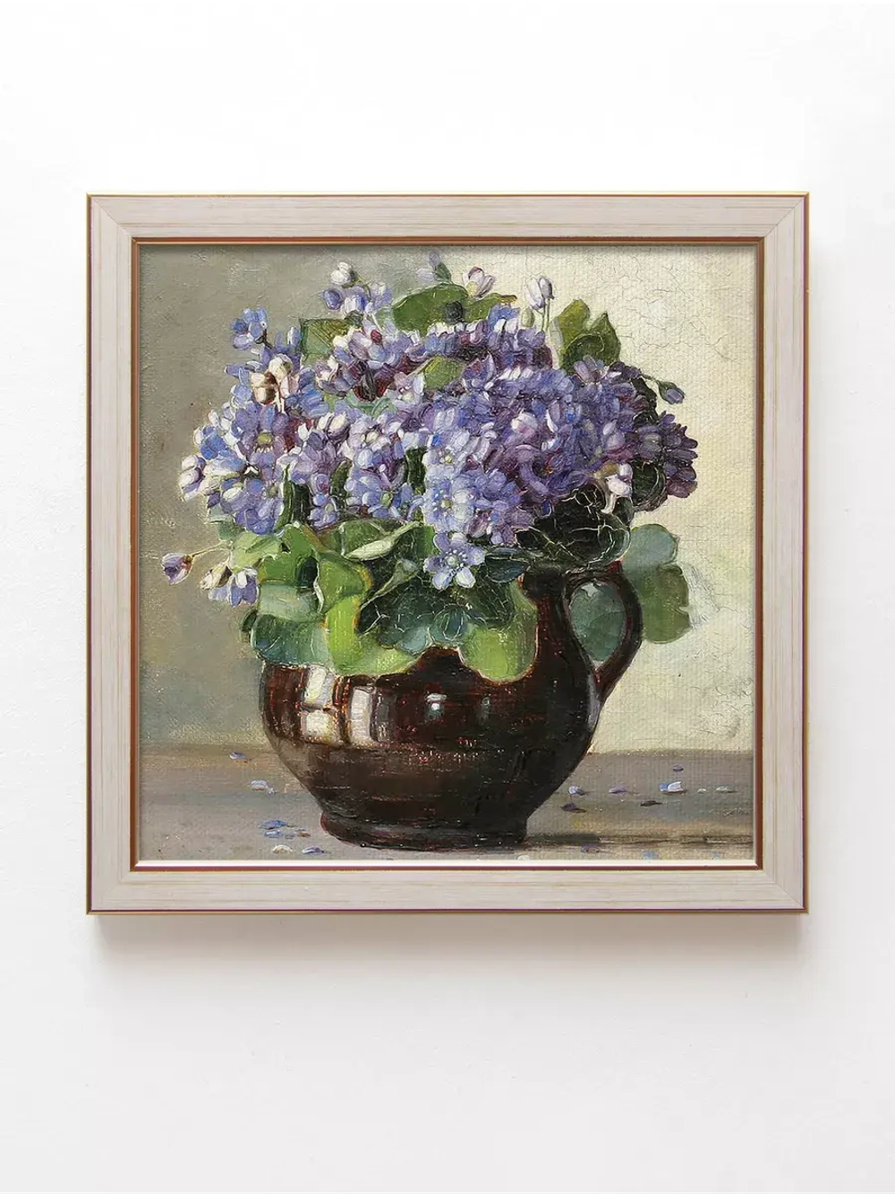 Картины на стену интерьерная на холсте 4 шт, 23*23 см