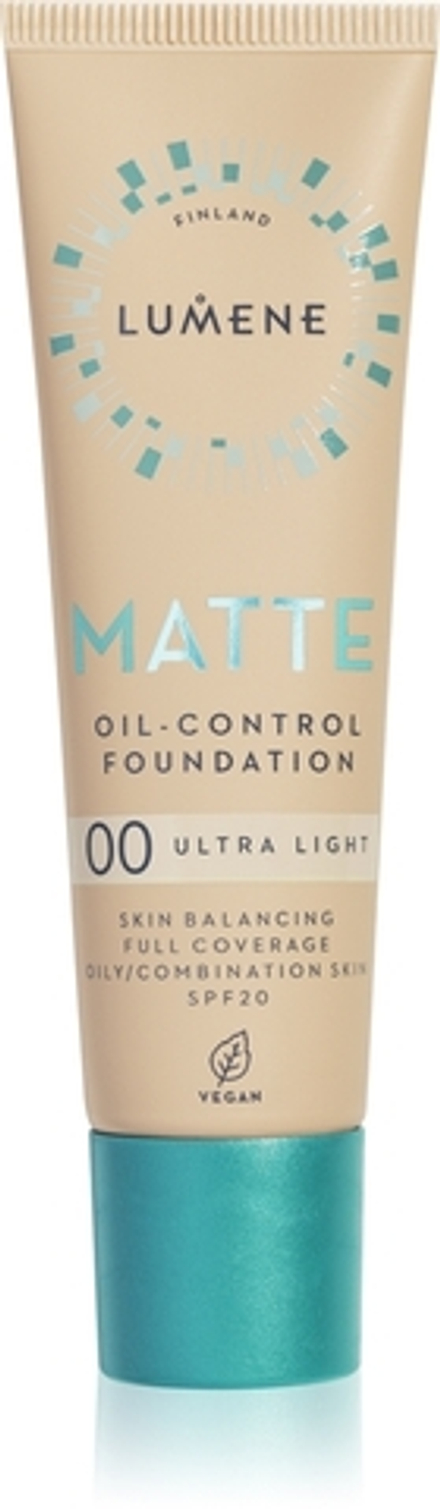 Lumene Matte Oil-Control - Матирующая тональная основа SPF 20, 30 ml