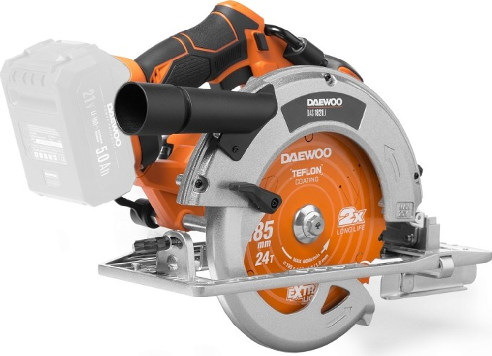 Пила циркулярная аккумуляторная DAEWOO DAS 1821Li без АКБ и ЗУ