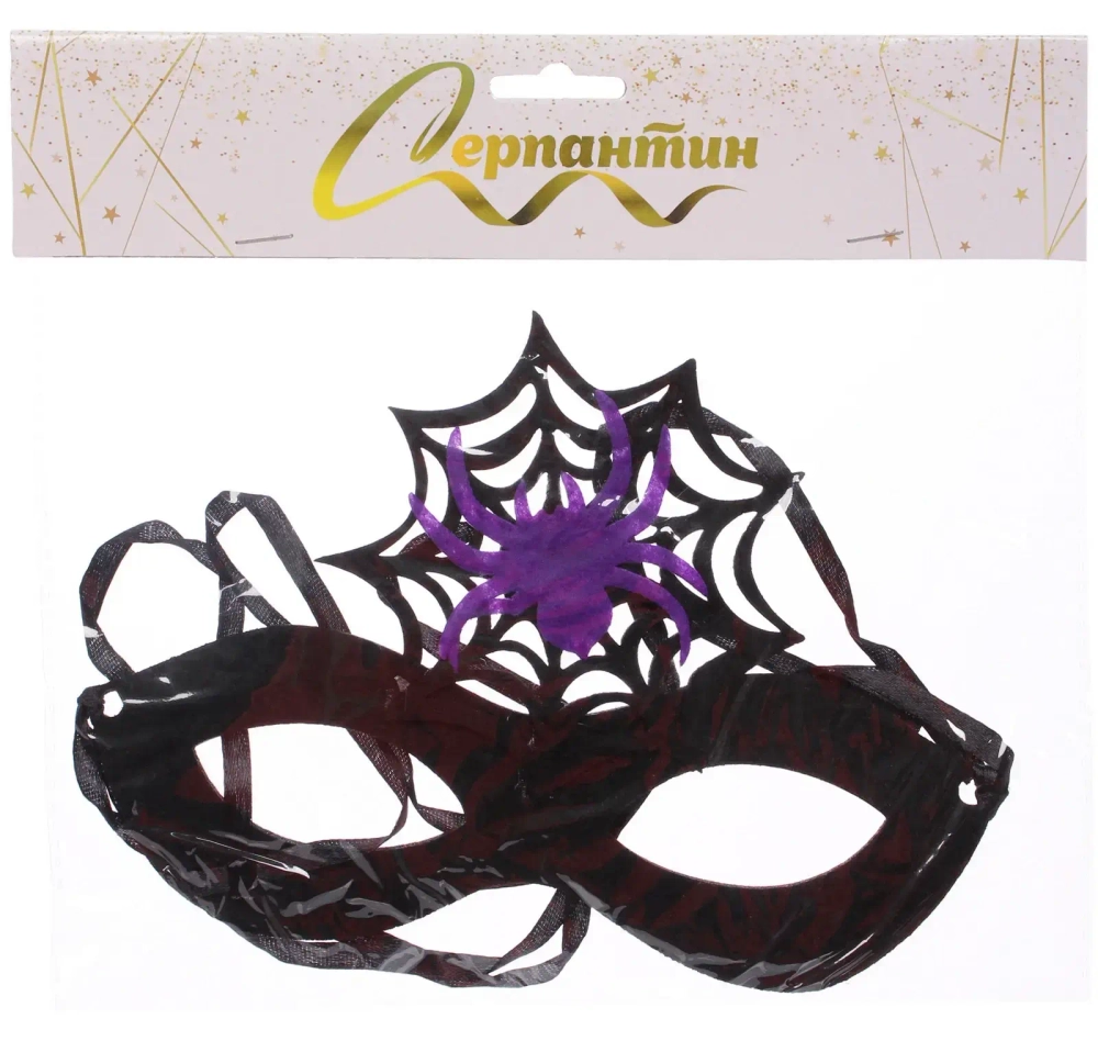 Маска карнавальная «Helloween - Паутина», микс