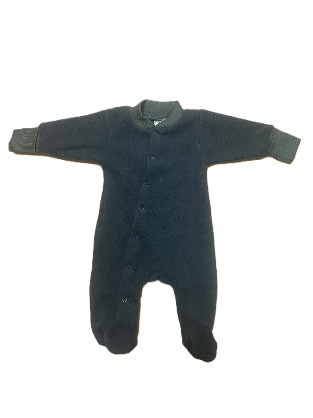 Комбинезон из флиса на кнопках с закрытой ножкой на рост 56, 68,74 см