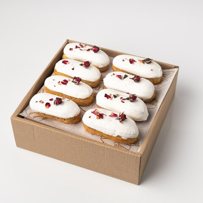 Набор Ванильных мини-эклеров 8 шт