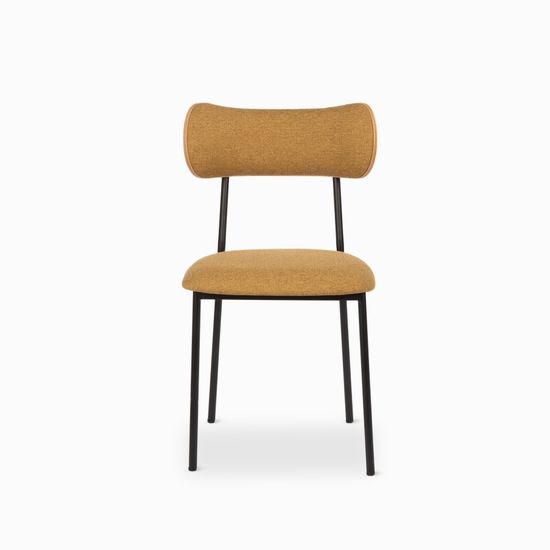 Обеденный стул Marla желтая ткань