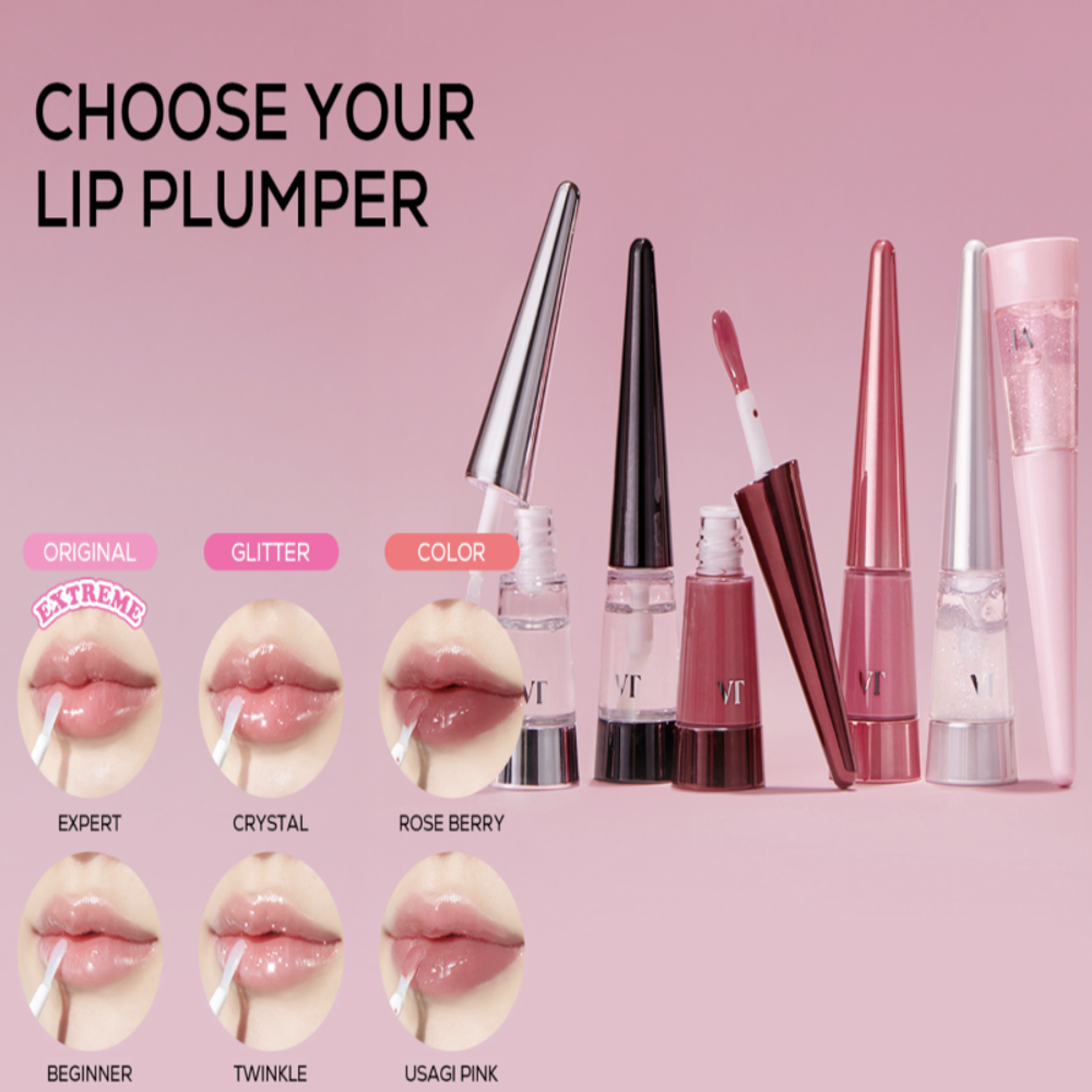 VT Cosmetics Reedle Shot Lip Plumper (Rose Berry) блеск для увеличения объема губ с микроиглами (ягодно-розовый)