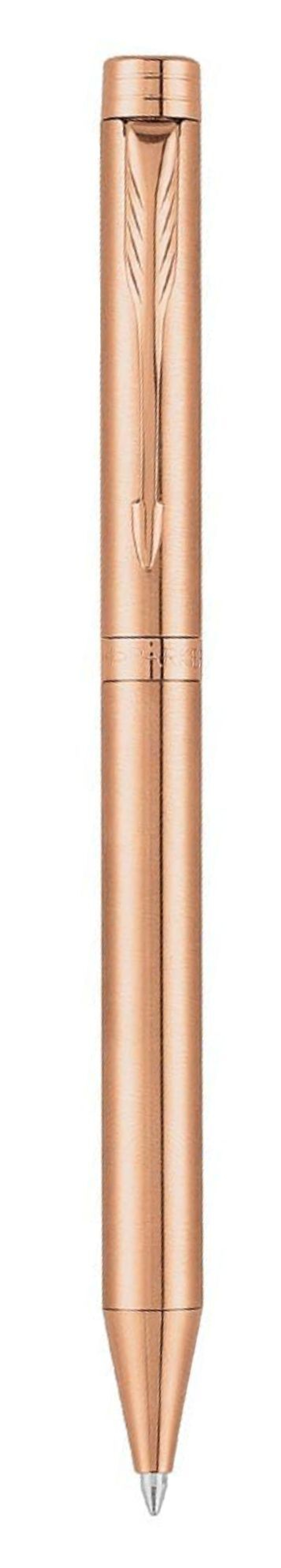 Parker Folio шариковая ручка, с покрытием из меди, стержень Systemark М синий, подар.кор.