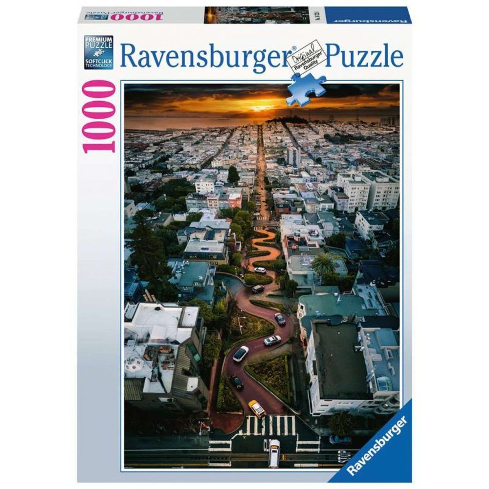 Ravensburger - Пазл Сан-Франциско Ломбард 1000 деталей 167326