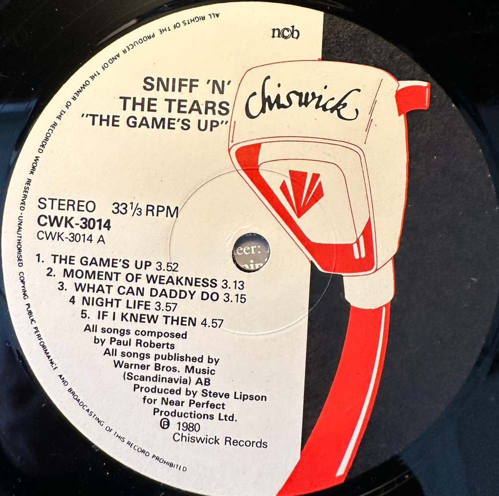 Sniff 'n' the Tears - The Game's Up (Скандинавия 1980г.)