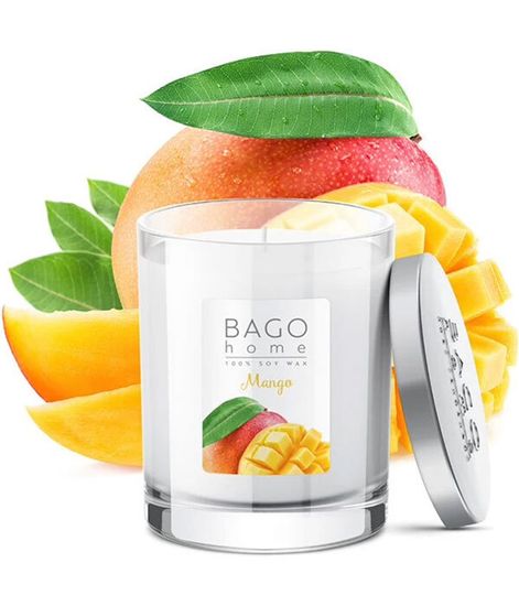 Манго, ароматическая свеча, Bago home