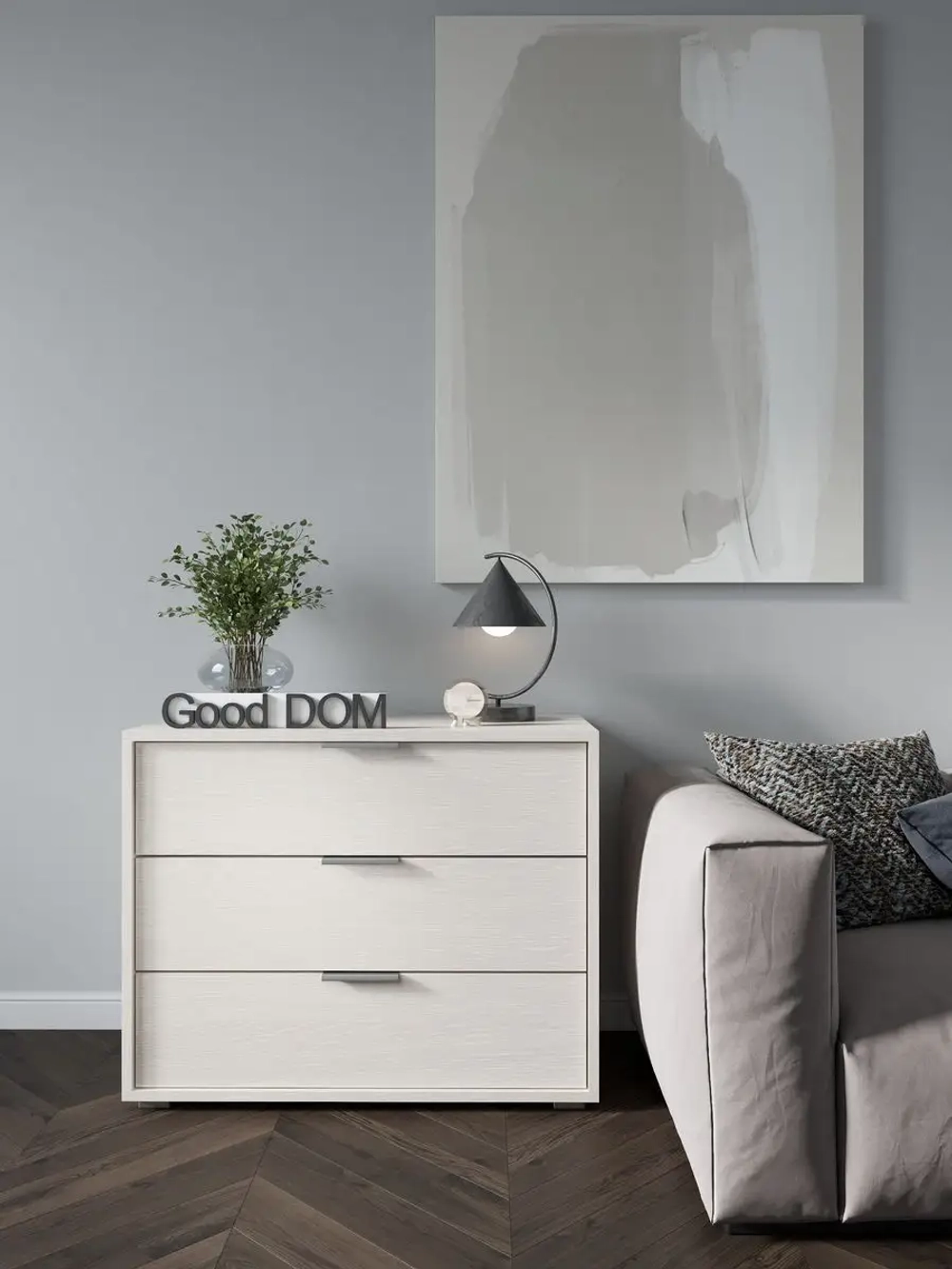 Комод деревянный с ящиками для вещей