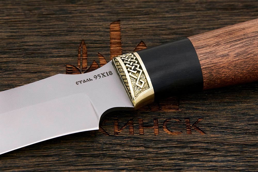 Нож туристический Эльбрус Клык, клинок 140мм, сталь 95Х18