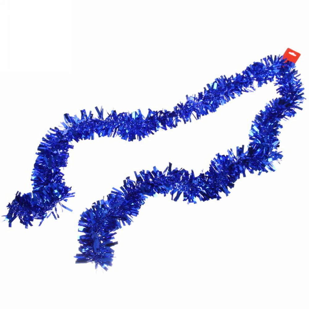 Мишура 2м 7см «Золотые блики», Синий