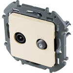 Розетка TV-SAT "звезда" - слоновая кость Inspiria Legrand