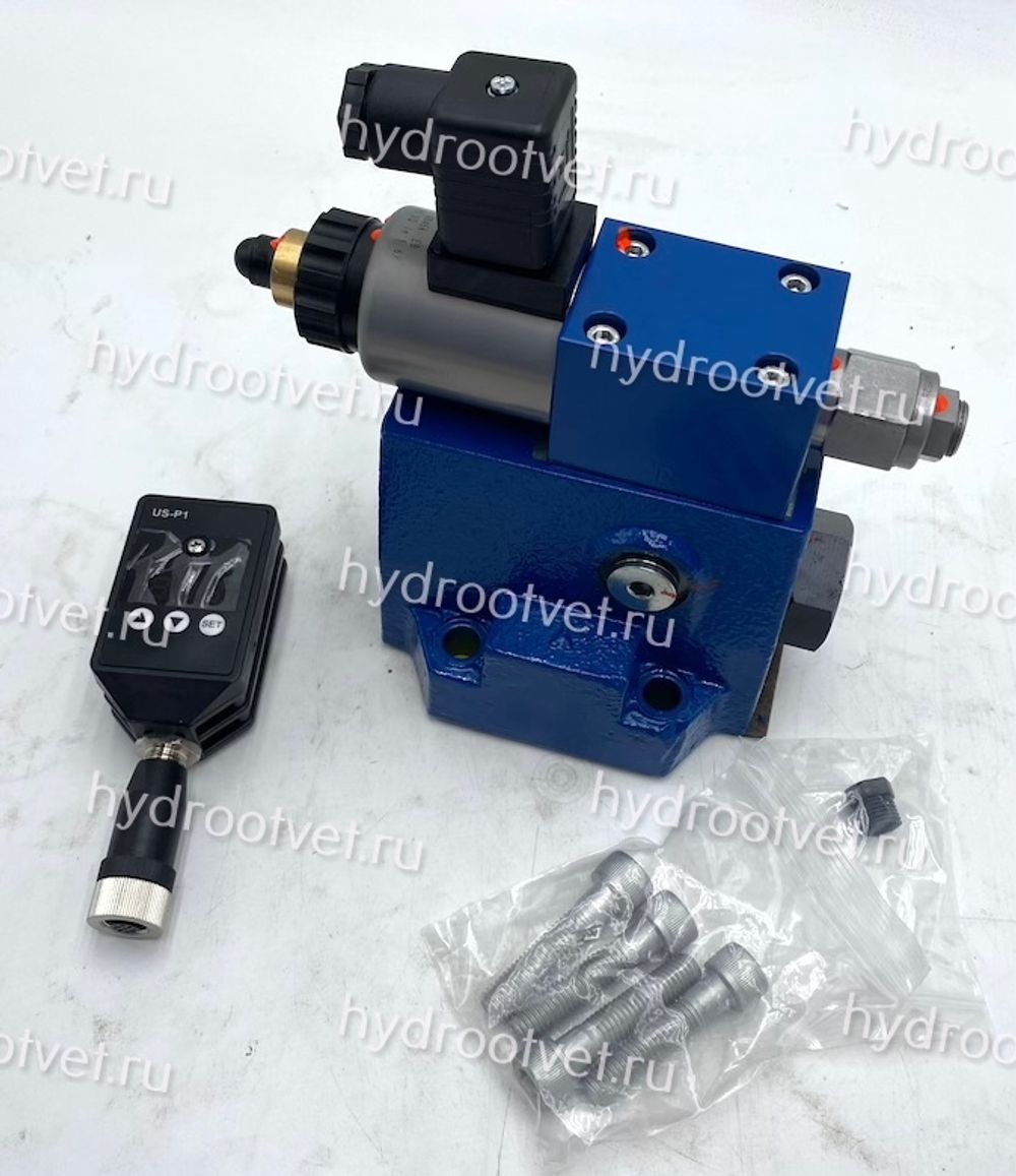 DREME20-6X/315YG24K31F1M - Пропорциональный редукционный клапана со встроенным усилителем (OBE) и предохранительным клапаном, Ду25, давление регулировки до 315 бар, обратный клапан - есть, уплотнение M = NBR, сигнал управления F1 = 4...20 мА