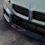 Карбоновая губа переднего бампера для BMW M2 G87 / 2 серии G42 БМВ тюнинг