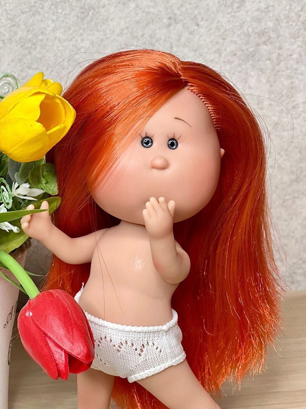 Кукла Nines виниловая 23см Little Mia без одежды (3199W24)