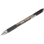 Ручка гелевая Attache "Epic" черная, 0,5мм, грип, игольчатый стержень