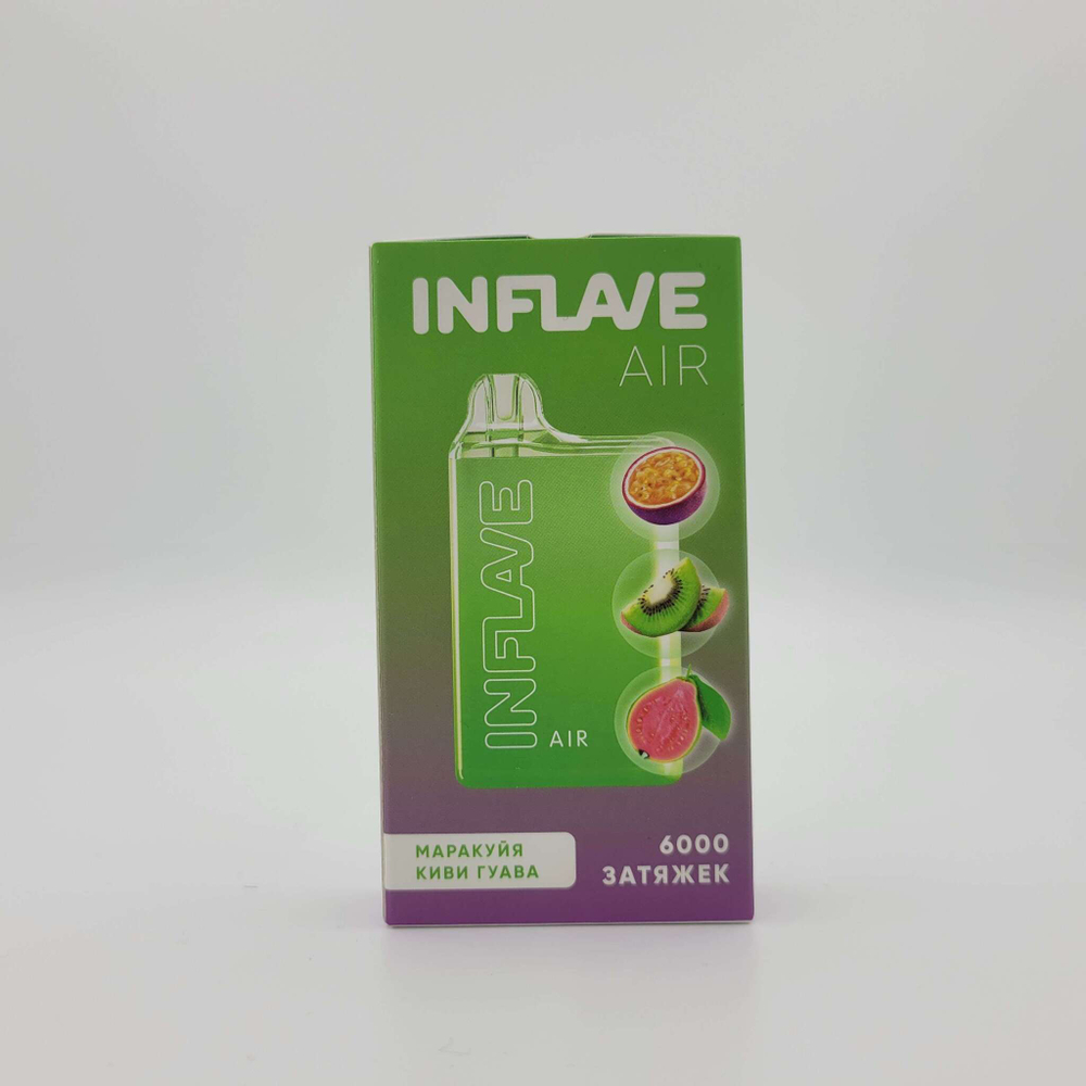 Inflave Air Маракуйя киви гуава 6000 купить в Москве с доставкой по России