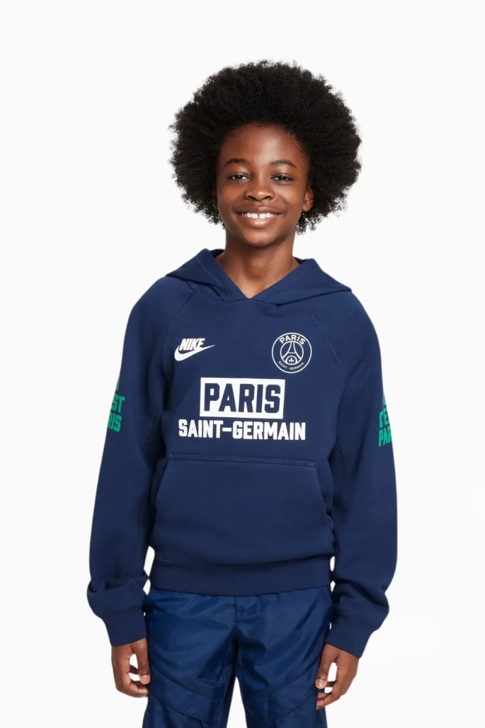 Кофта Nike PSG 24/25 Sport Essentials Junior - темно-синий