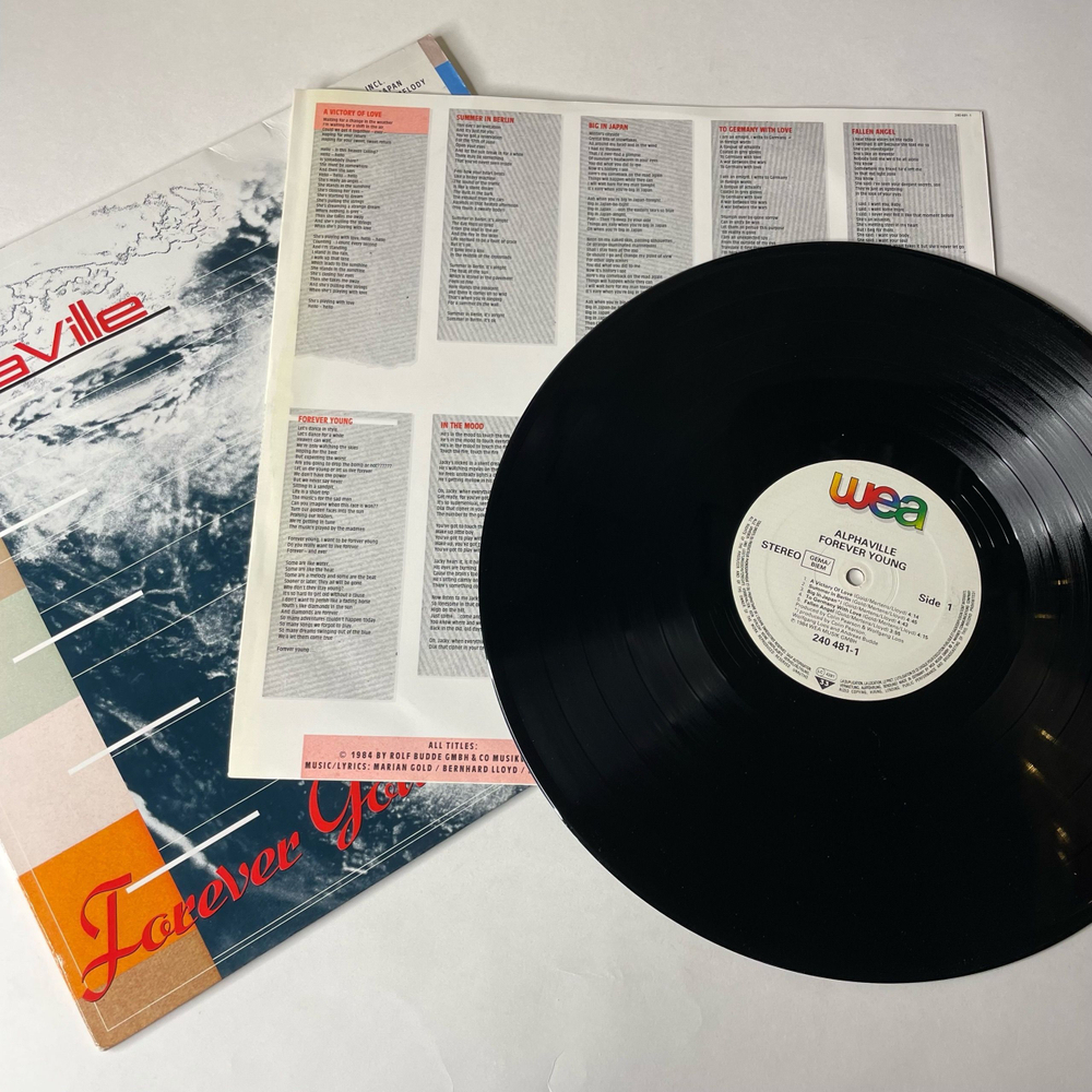 Винтажная виниловая пластинка LP Alphaville Forever Young (Германия 1984)