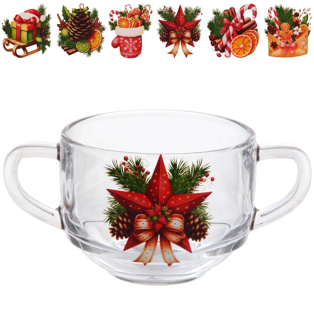 Бульонница 480мл «Зимняя фантазия» 6 видов