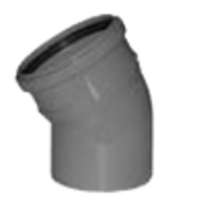 ПВХ Отвод  Ф110х30*  (50/5шт)