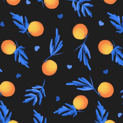 Orange black