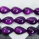 Жемчуг майорка, бусина капля фиолетовая, р-р 9×13мм, штучно