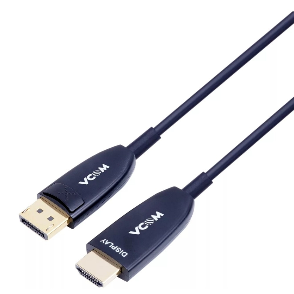Видеокабели и переходники VCOM Активный оптический кабель DP1.2v--&gt;HDMI2.0v 10м