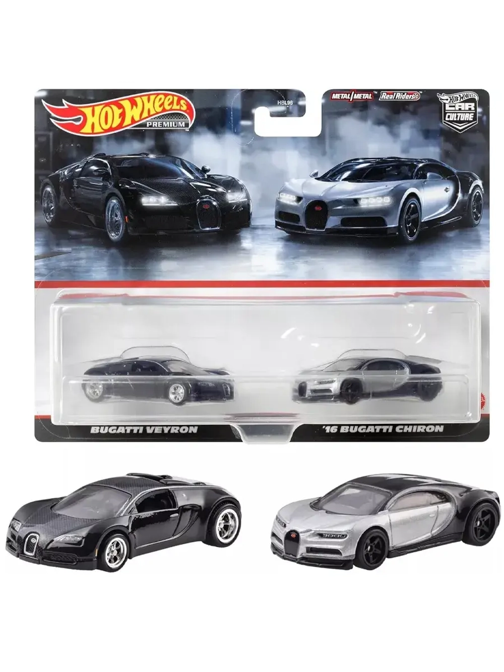 Набор Хот Вилс Премиум Car Culture Bugatti HBL96 HKF52