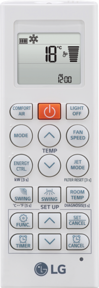 Внутренний блок мульти-сплит систем настенного типа LG ARTCOOL MIRROR AC12BK.NSJR — (5)