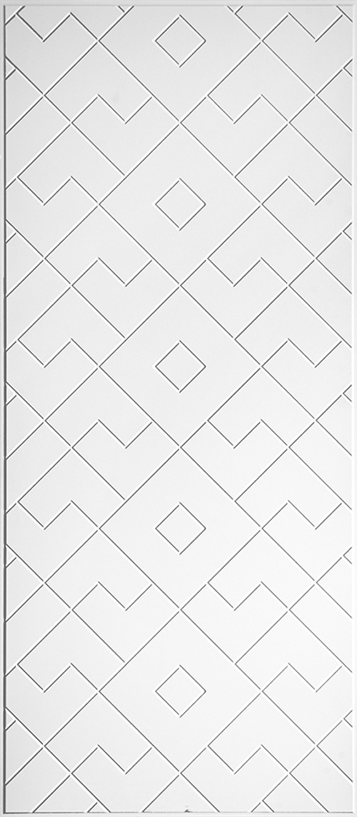 Панель Тифани цв. Софт бел 10 мм