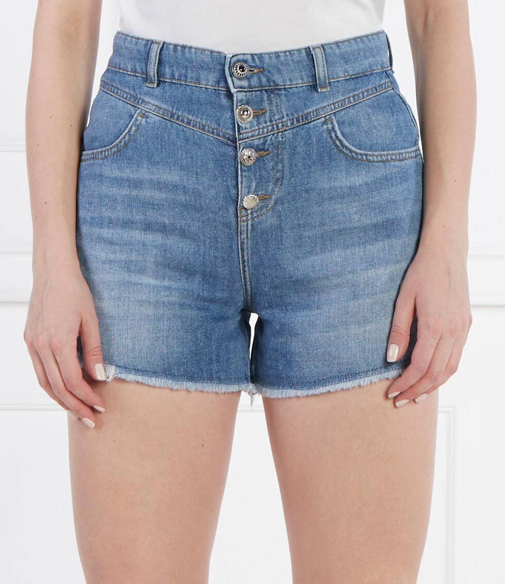 Джинсовые шорты Liu Jo - голубой(UA4161 D4828)