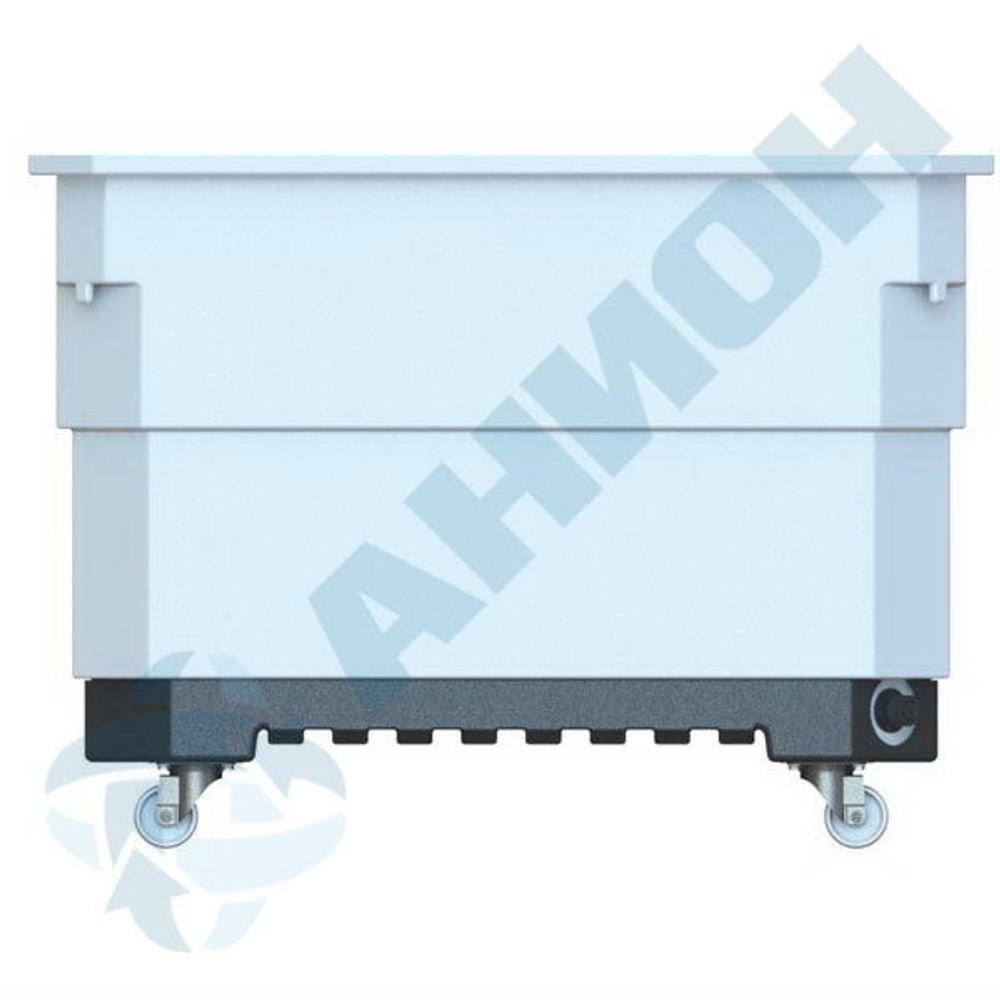 Контейнер 640 л на подставке с колесами Анион 640 л. прямоугольный (1190x990x860см;белый) - арт.559518